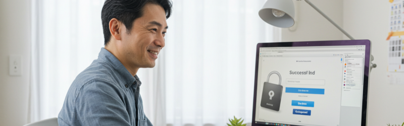 パスワード管理の負担軽減。もっと快適なデジタルライフ
