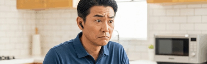 電子レンジで音が途切れる…？強力電磁波の仕業
音楽を聴いていて音飛びしている。背景には電子レンジ