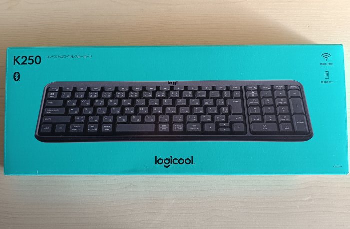 ロジクール K250外箱 外観のイメージ