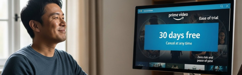 【リスクゼロ】無料体験で全てのセール特典を試す方法
無料体験を上手に使って各種特典を知った男性