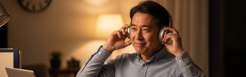 Bluetoothの接続が安定し、省電力になり安心して充実したワイヤレス環境を満喫しているイメージ