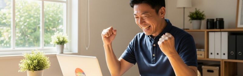 怖かったAmazonフォトの正体を知って安心。コスパ最強の写真保管庫を得たことを喜ぶ男性