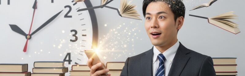 1.7倍速で読書時間がめちゃくちゃ短縮される！しかもナレーションがプロなので聴きやすい。