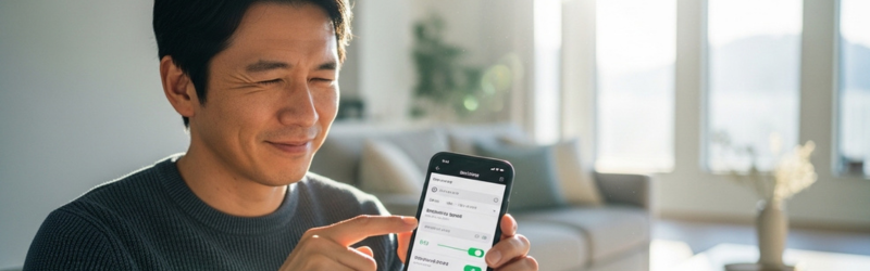 向いてないかもしれないと思っても、オーディブルを楽しむ方法はあると安心した男性