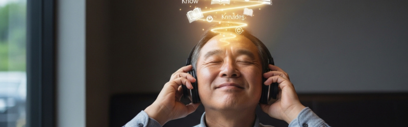 本を2回読むのは時間も労力もかかって大変。オーディブルなら倍速で聴けるから2回3回聴くことも楽にできる。