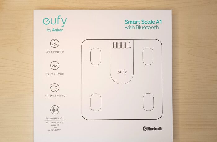 Anker Eufy Smart Scale A1の外箱画像